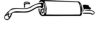 WALKER 13049 End Silencer
